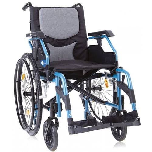 Helios Pro lightweight foldable wheelchair available for rental in Crete